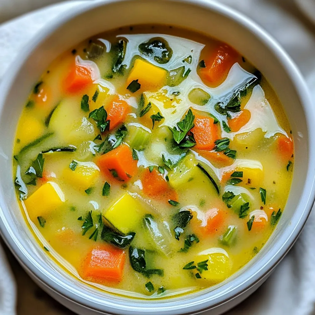 Crema Garden Vegetable Soup Einfach und Köstlich