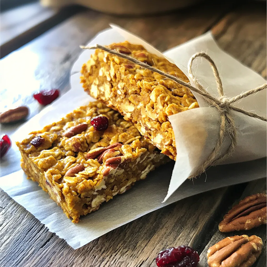 Kürbis-Pekan-Granola-Riegel Einfache und köstliche Snacks