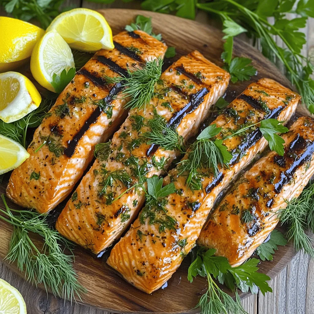 Lemon Herb Grilled Salmon Einfach und Köstlich Zubereiten