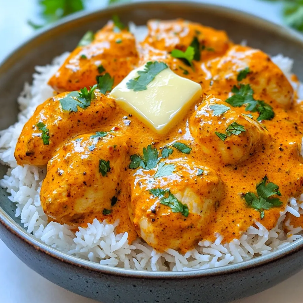 Slow Cooker Butter Chicken Schnelles und Einfaches Rezept