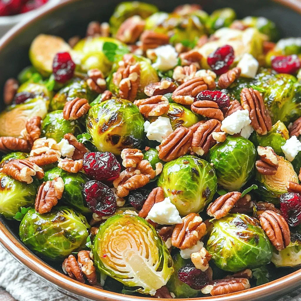 Kraftvoller Maple Dijon Brussels Sprouts Salad Genuss