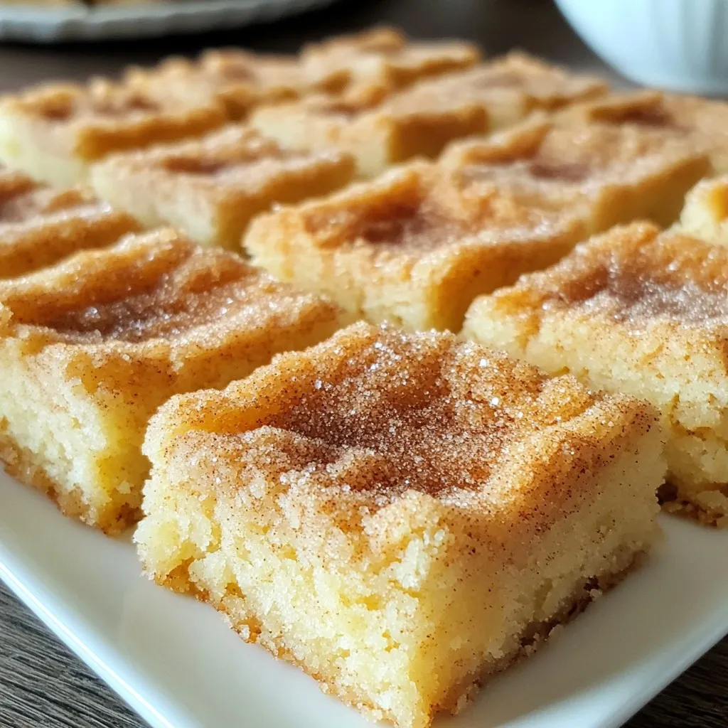 Zimt-Zucker Blondies lecker und einfach backen