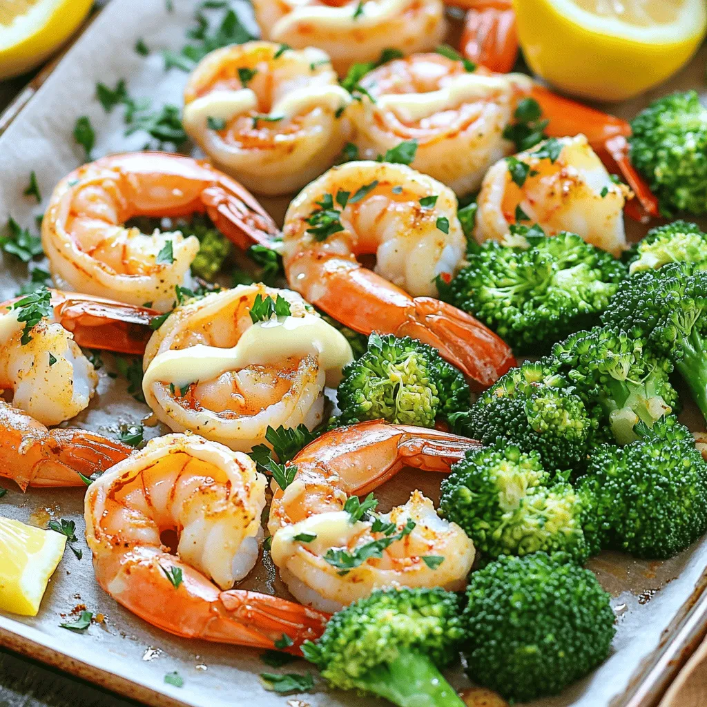 Blätterteig mit Knoblauchbutter-Garnelen &#038; Brokkoli