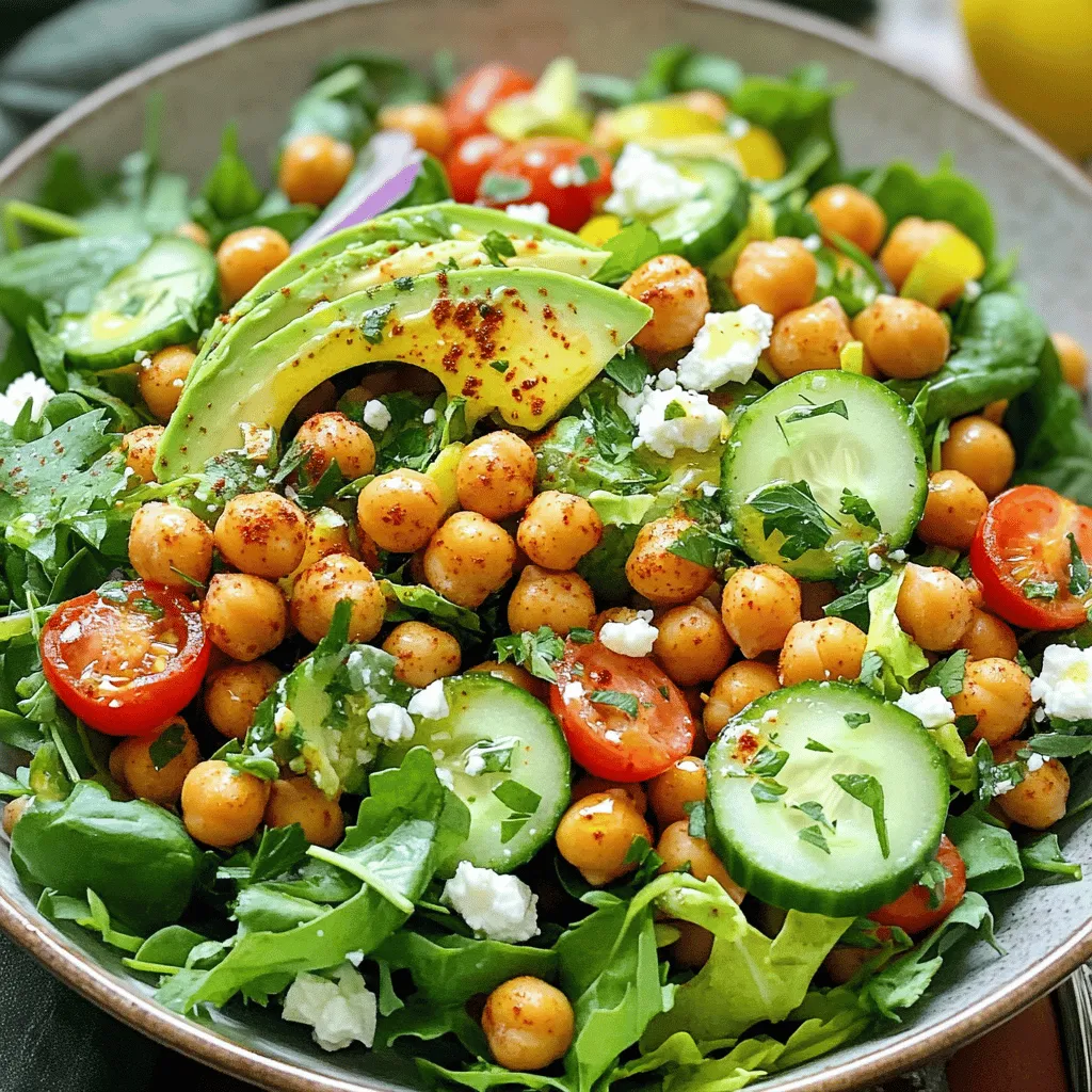 Crispy Chickpea Salad Einfach und Gesund Zubereiten