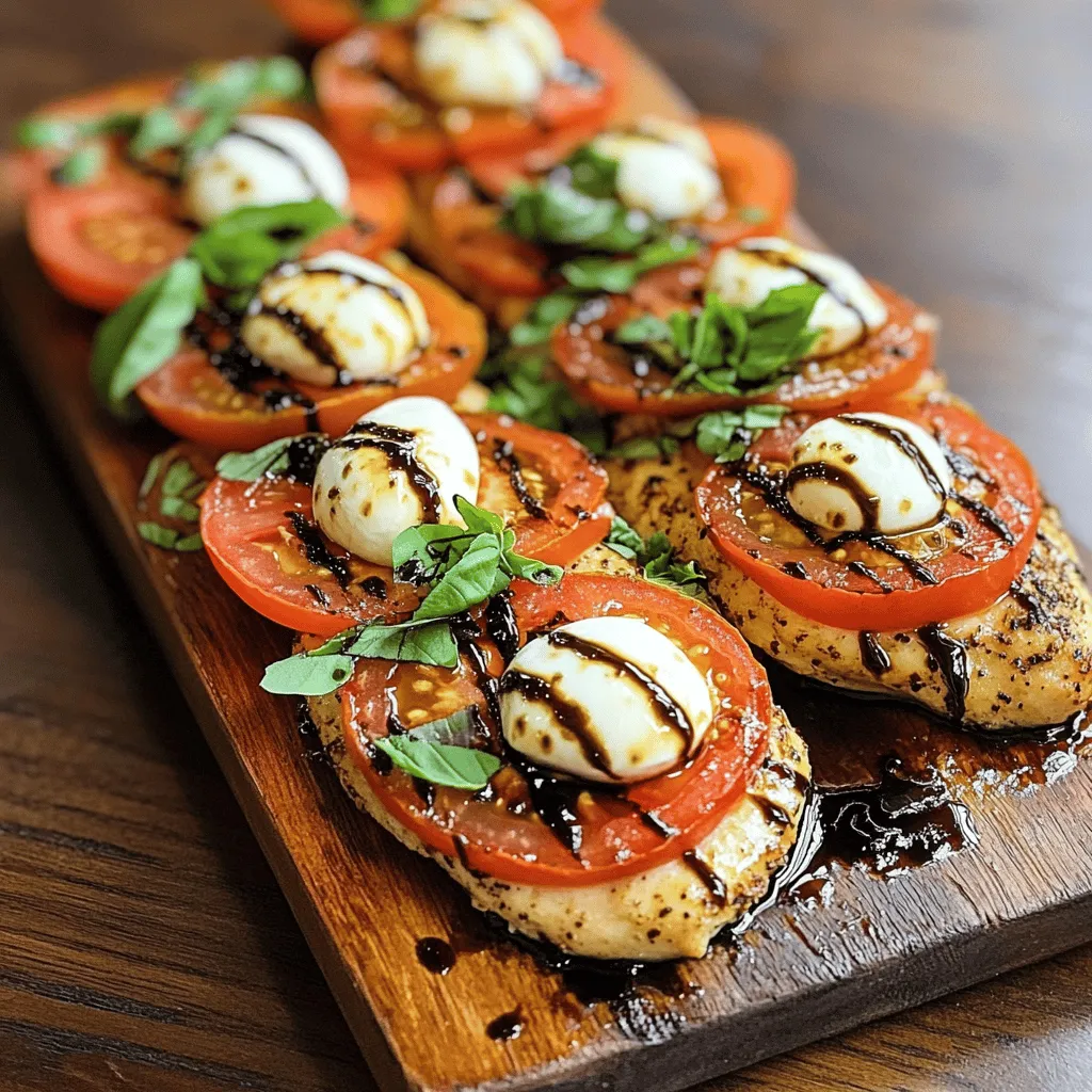 Caprese Chicken Saftig und Einfaches Rezept