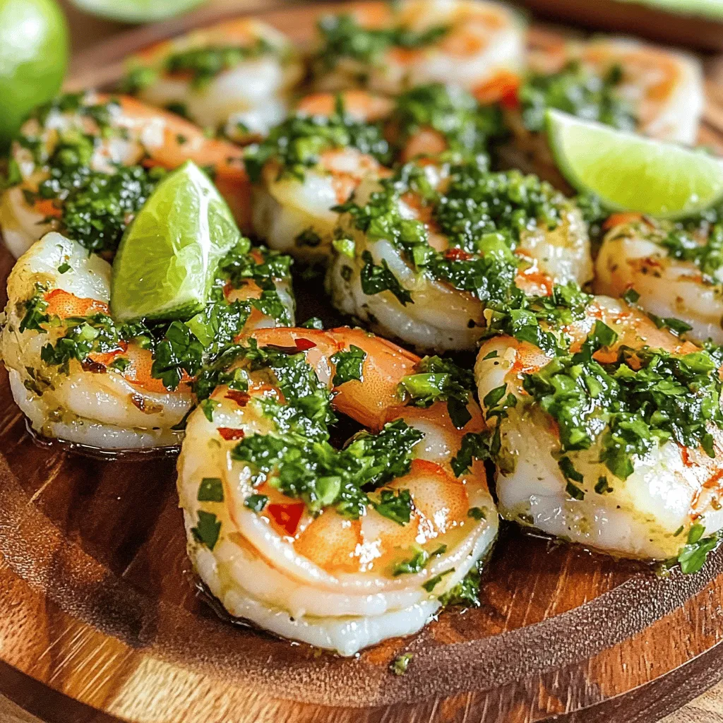 Pan Seared Chimichurri Shrimp Einfaches Rezept