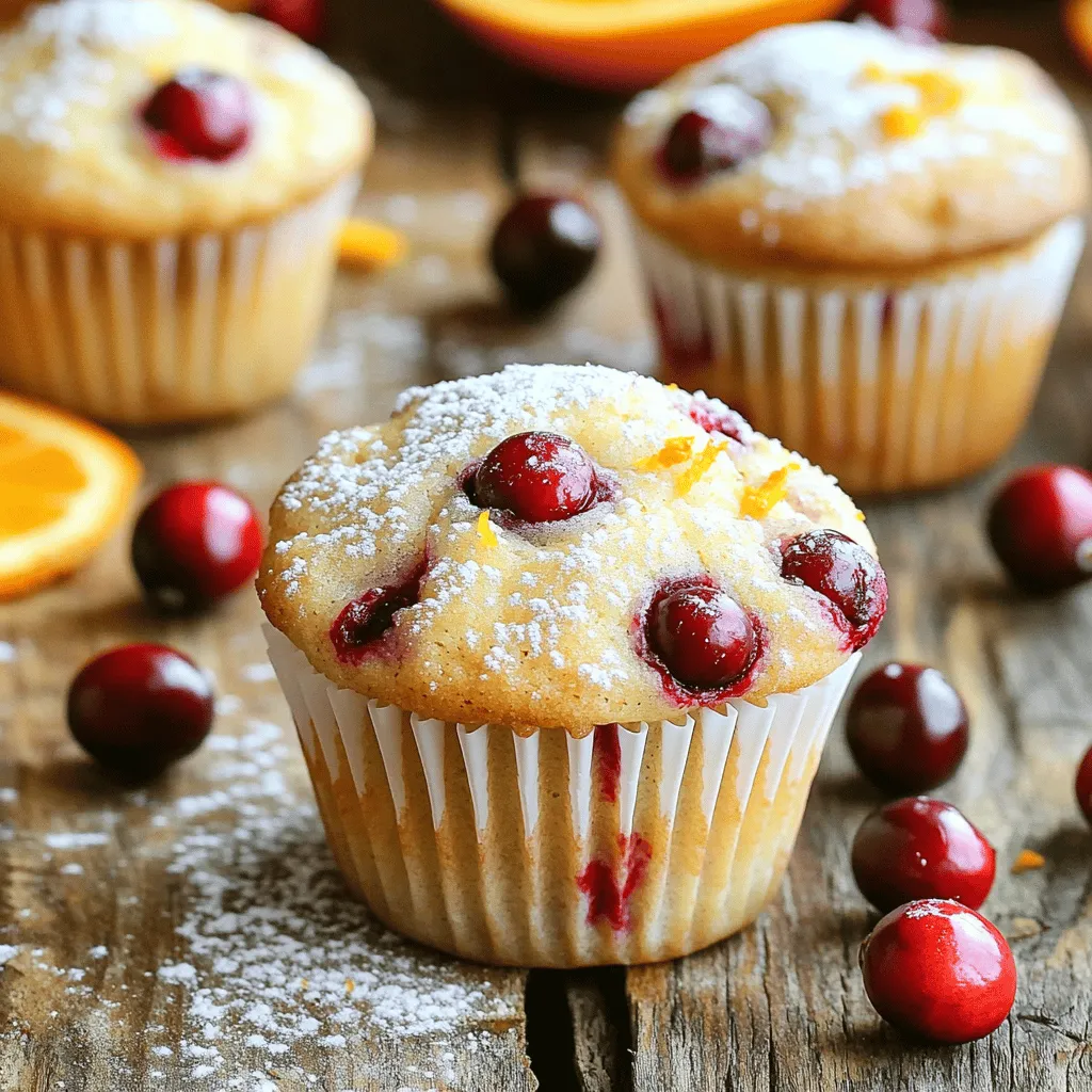 Cranberry Orange Muffins Frisch und Lecker Zubereiten