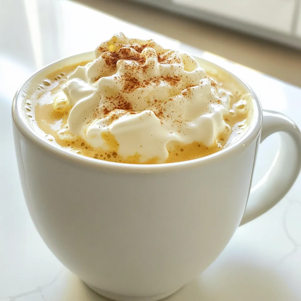 Kürbis-Gewürz Weiße heiße Schokolade Rezeptidee