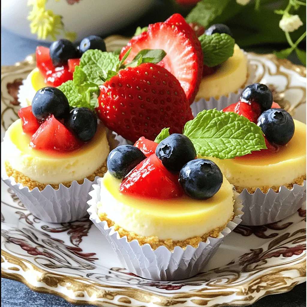 Mini Cheesecake Bites Einfache und leckere Häppchen