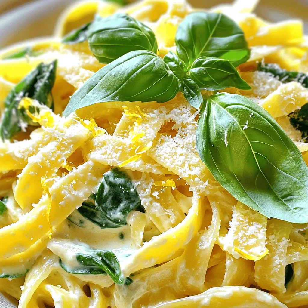 Lemon Ricotta Pasta Frisch und Einfach Zubereiten