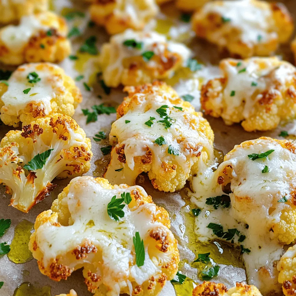 Knoblauch-Parmesan-Röstblumenkohl Köstlich und Einfach