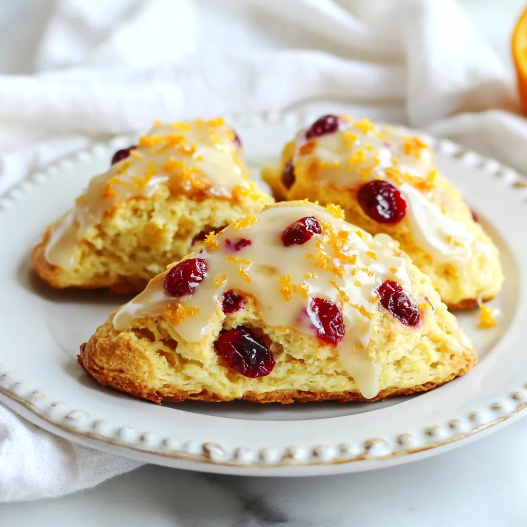 Cranberry Orange Scones Lecker und Einfach Zubereiten