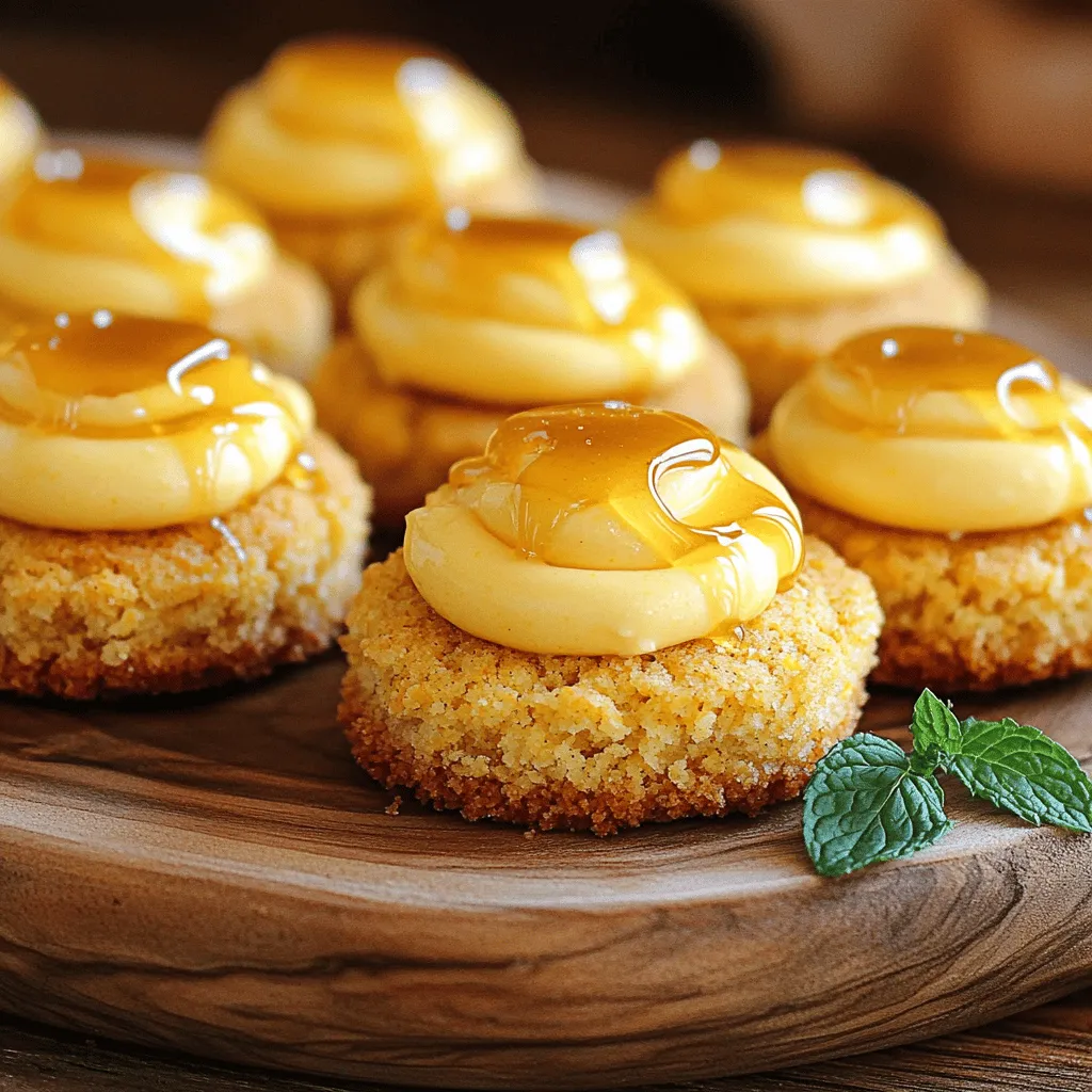 Cornbread Cookies with Honey Buttercream Leckerer Genuss