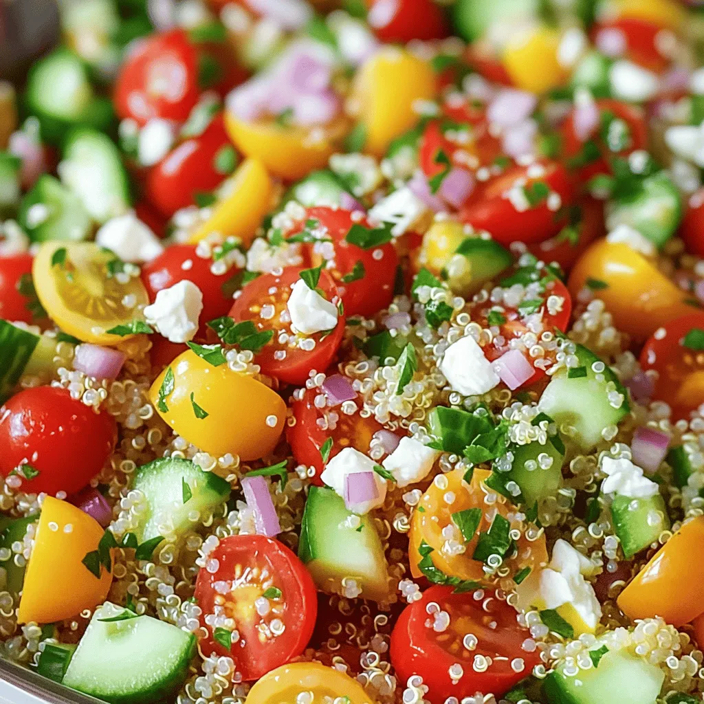 Delicious Quinoa Salad gesunde und nahrhafte Mahlzeit