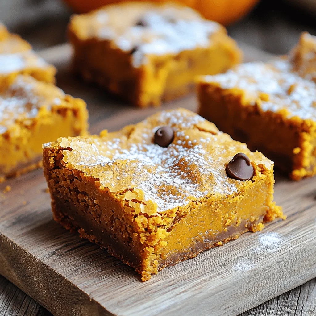 Brown Butter Pumpkin Spice Blondies Lecker und Einfach
