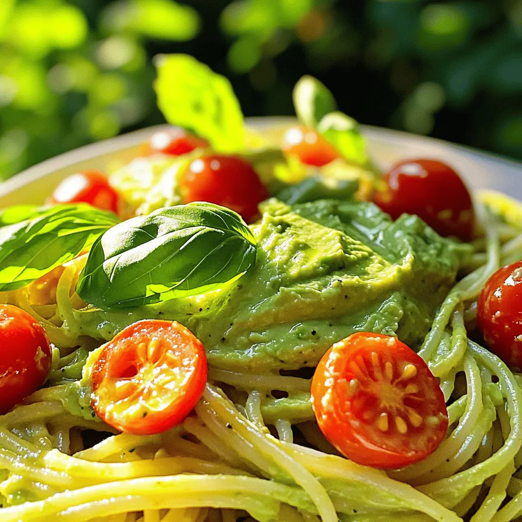 Cremige Avocado Pasta Einfach und Gesund Genießen