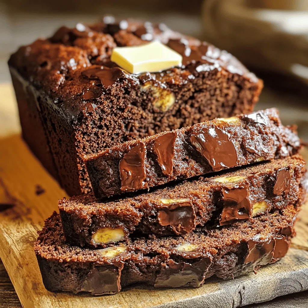 Schokoladen Espresso Bananenbrot Saftig und Lecker