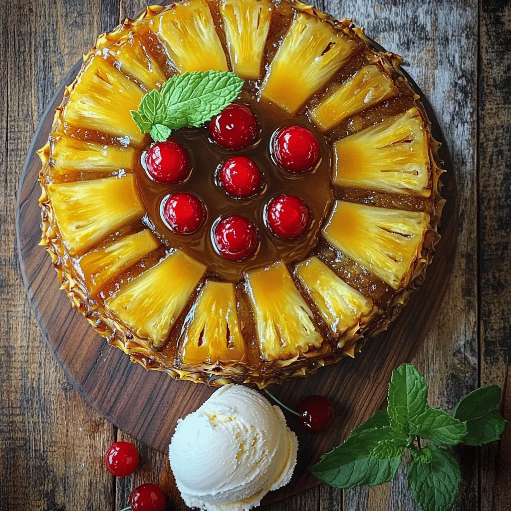 Hawaiian Pineapple Upside-Down Cake Leckerer Genuss