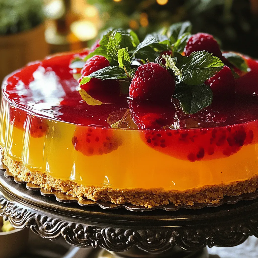 Osterliche No-Bake Jello-Torte Frisch und Einfache Idee
