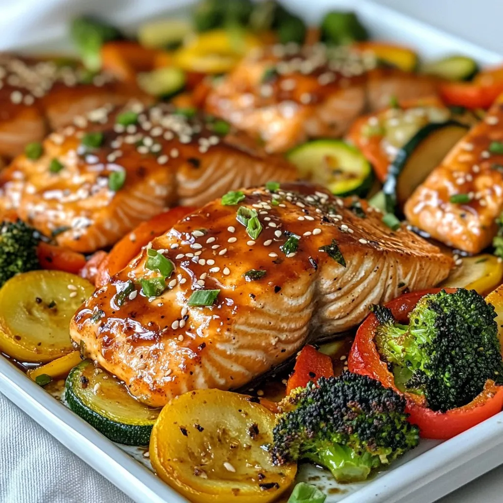 Sheet Pan Teriyaki Salmon &#038; Veggies Lecker und Einfach