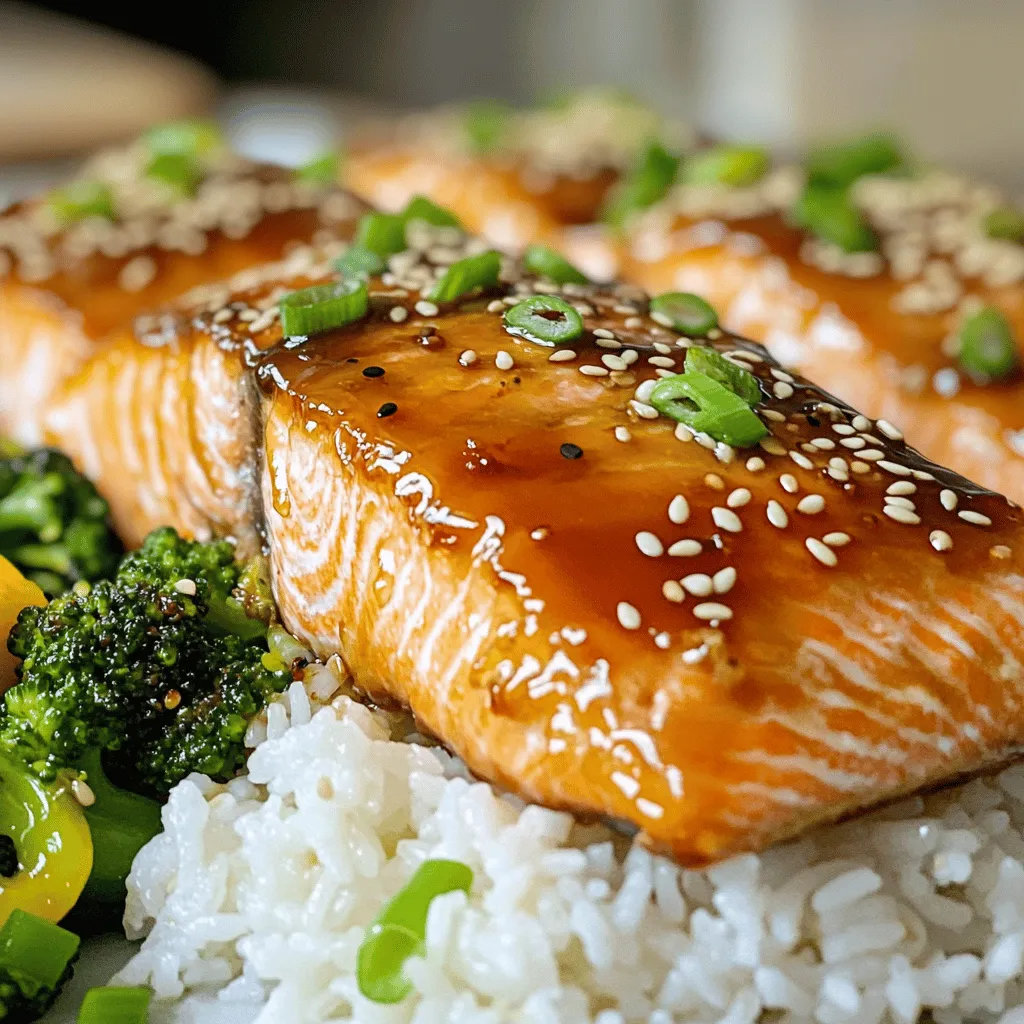 Bebackenes Teriyaki-Lachs einfach und köstlich zubereiten
