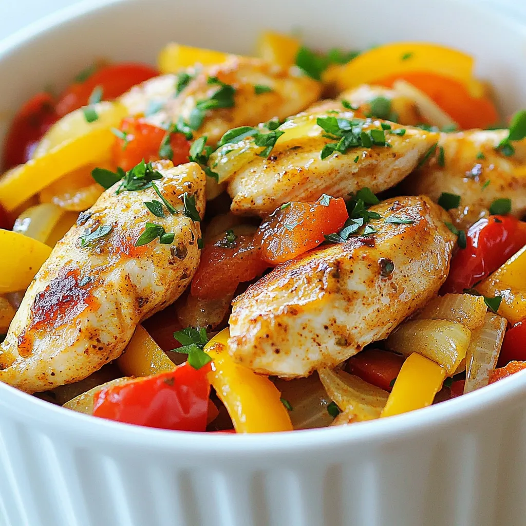 Cajun Chicken mit Paprika Einfach und Köstlich Kochen