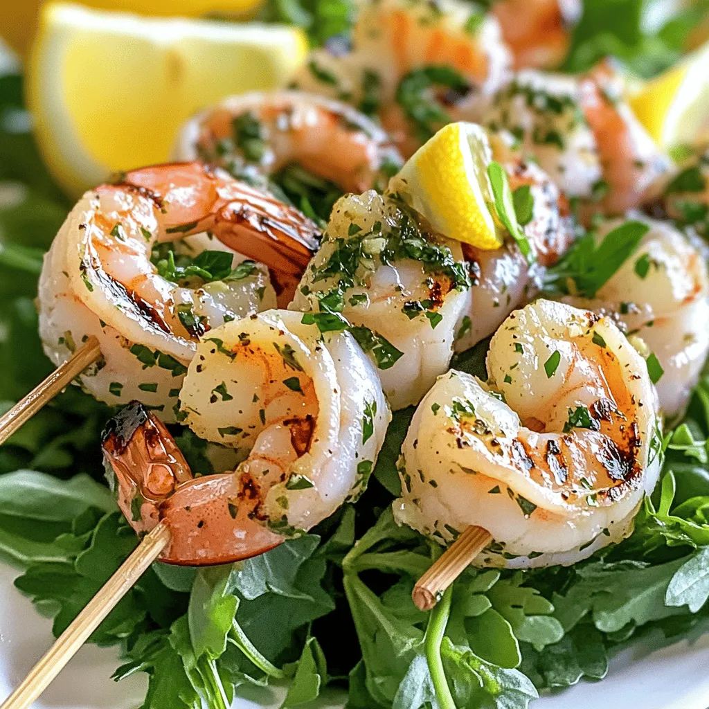 Garlic Herb Grilled Shrimp Einfache und köstliche Mahlzeit