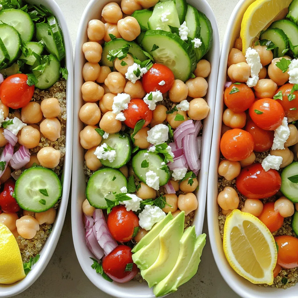 Mediterrane Kichererbsen-Power-Bowls Kraftvolles Rezept