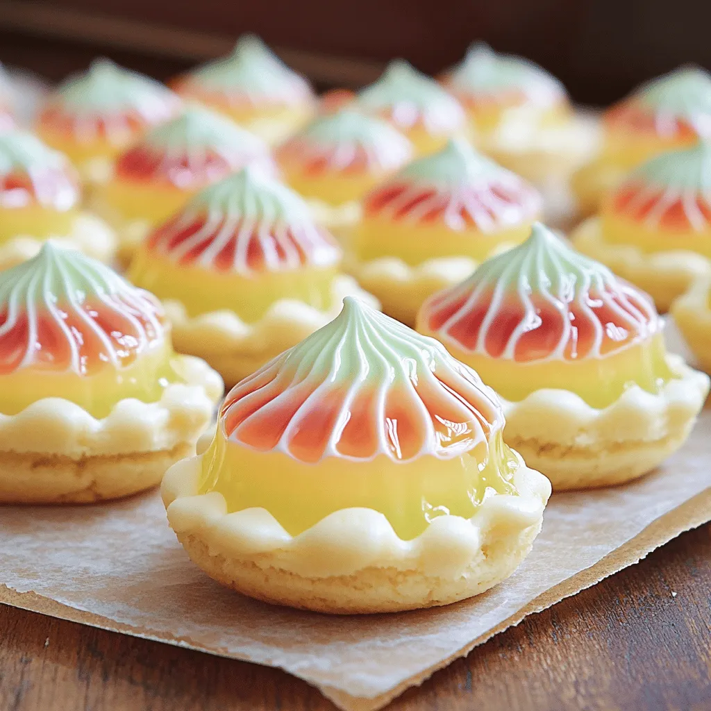 Einfache Jello Meringue Cookies Lecker und Fruchtig