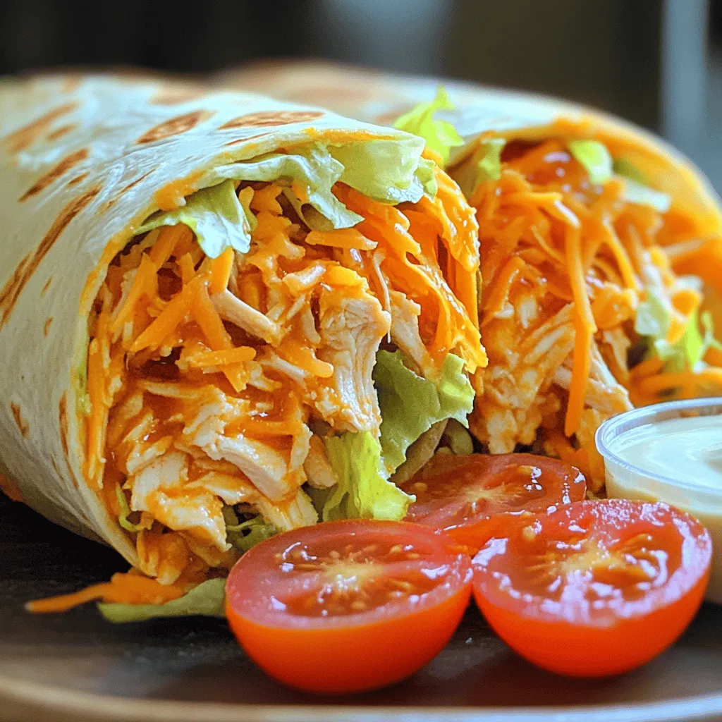 Buffalo Chicken Wraps für einen köstlichen Genuss