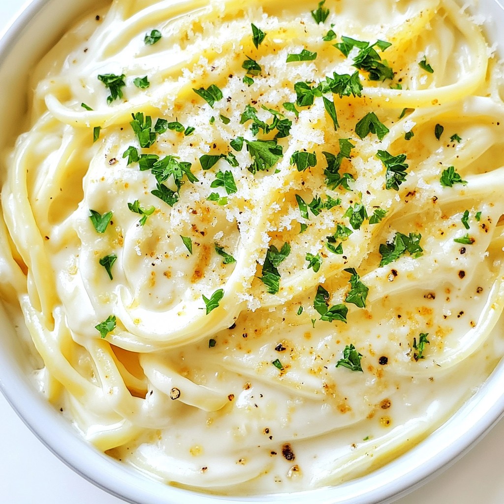 Creamy Roasted Garlic Alfredo Sauce Genuss Pur
