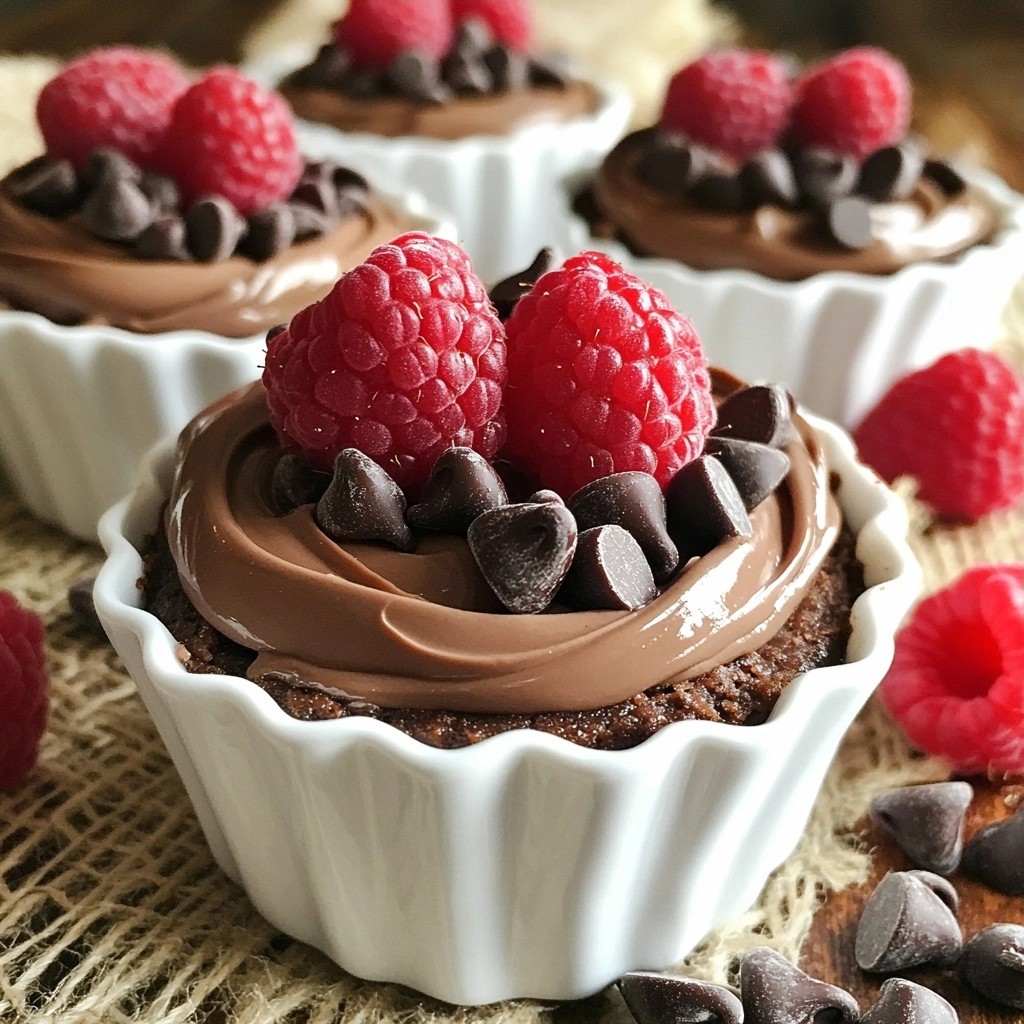 Decadent Low-Carb Chocolate Cheesecake Cups Rezept