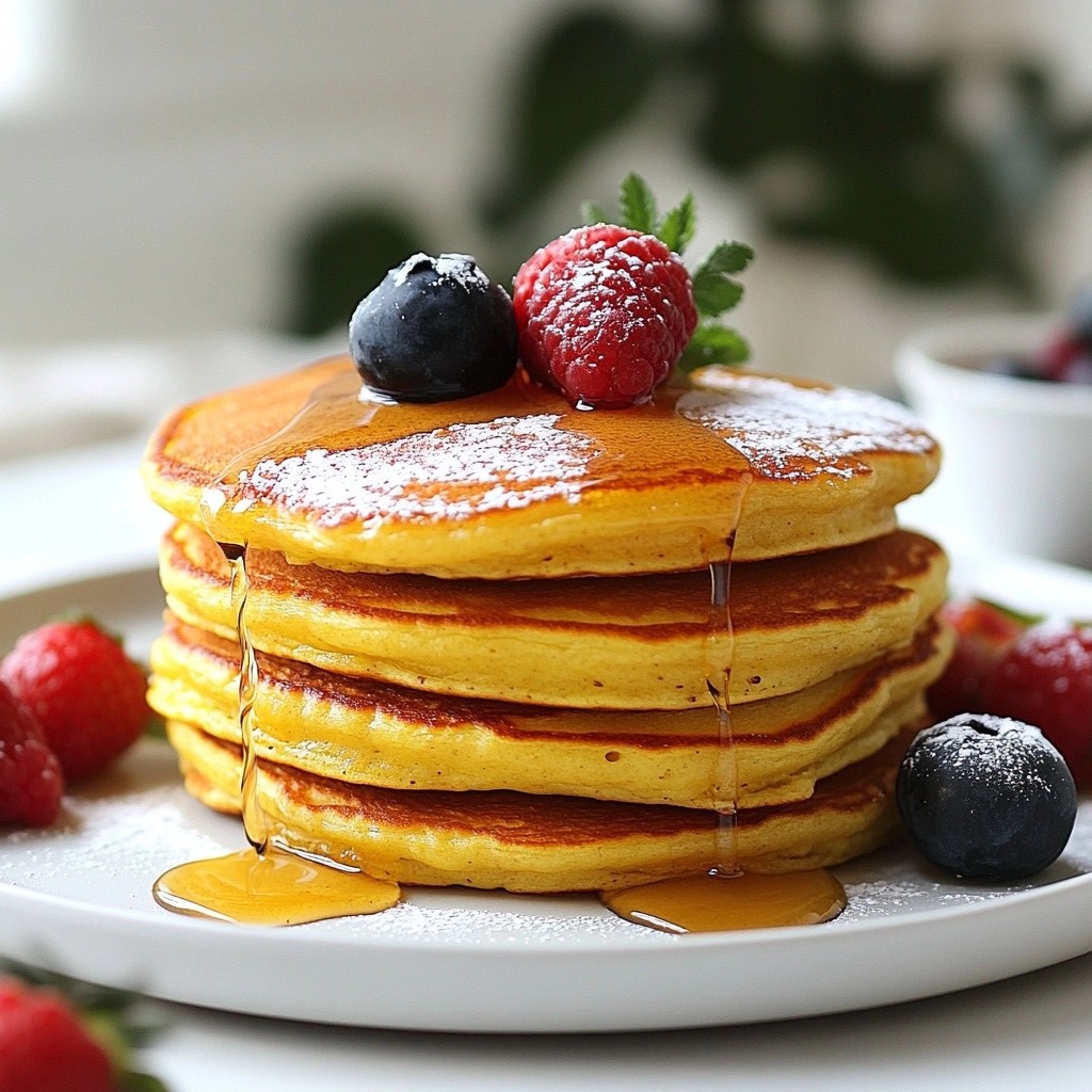 Fluffy Keto Cream Cheese Pancakes Einfaches Rezept