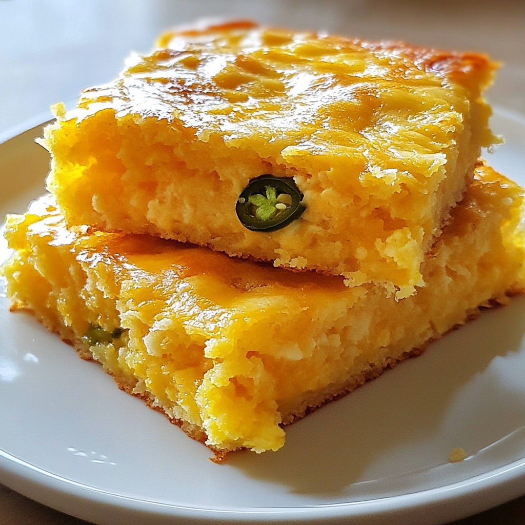 Jalapeno Cheddar Cornbread Einfaches Rezept für Genuss