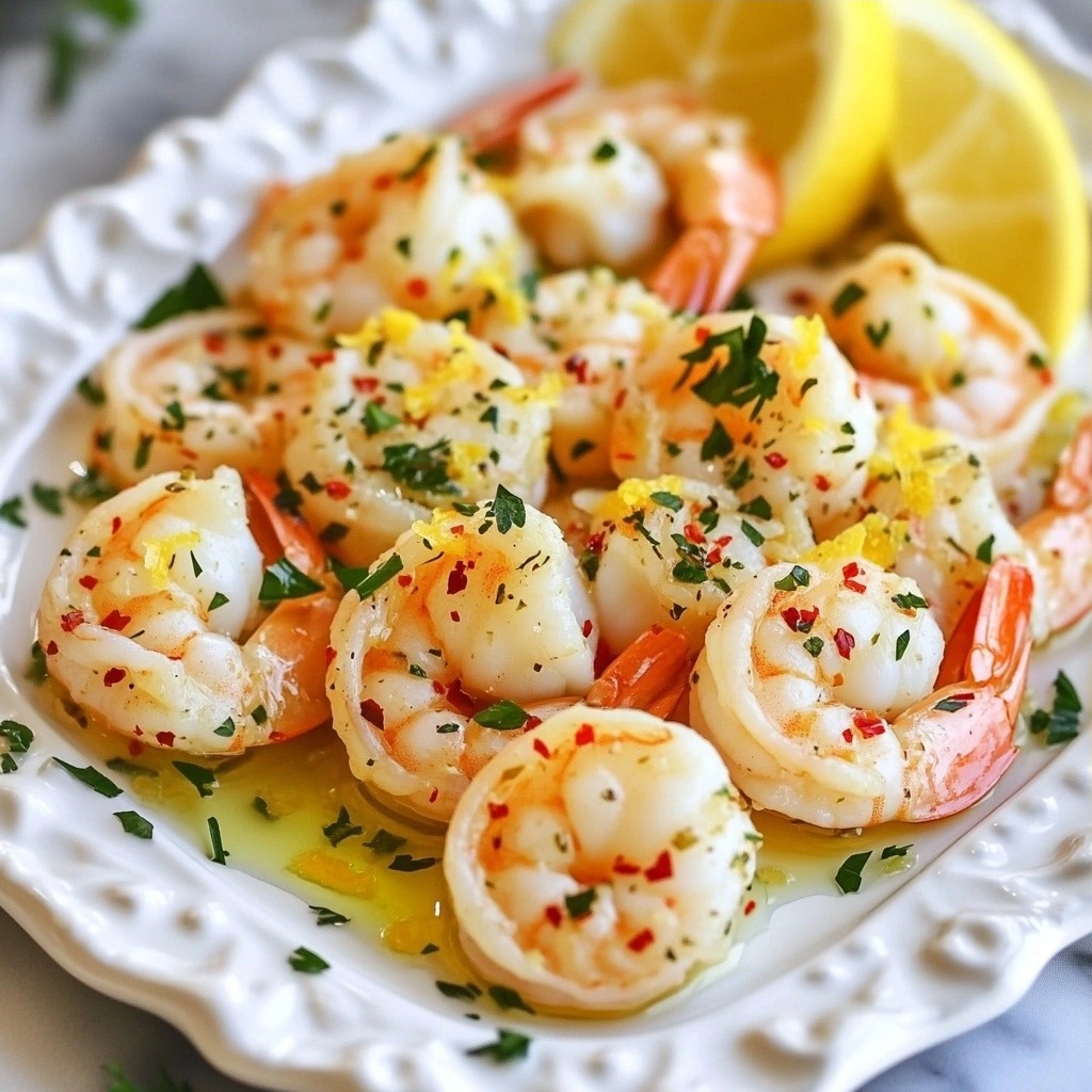 Zesty Keto Lemon Garlic Shrimp Einfache und Köstliche