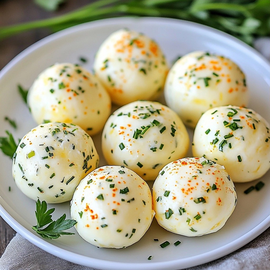 Savory Keto Herb Cheese Fat Bombs Einfaches Rezept
