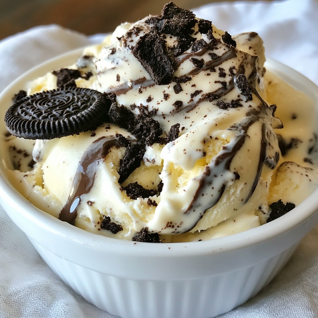 No-Churn Oreo Ice Cream Einfach und Lecker Rezept