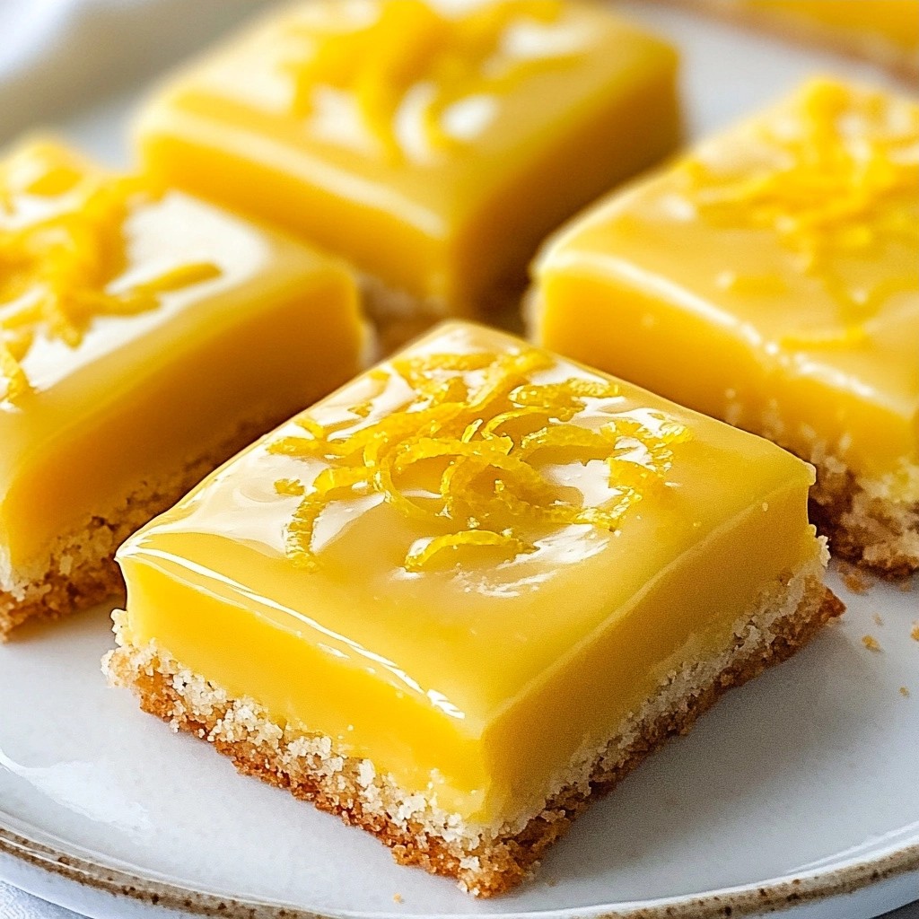 Sugar-Free Keto Lemon Glaze Bars Einfach und Lecker