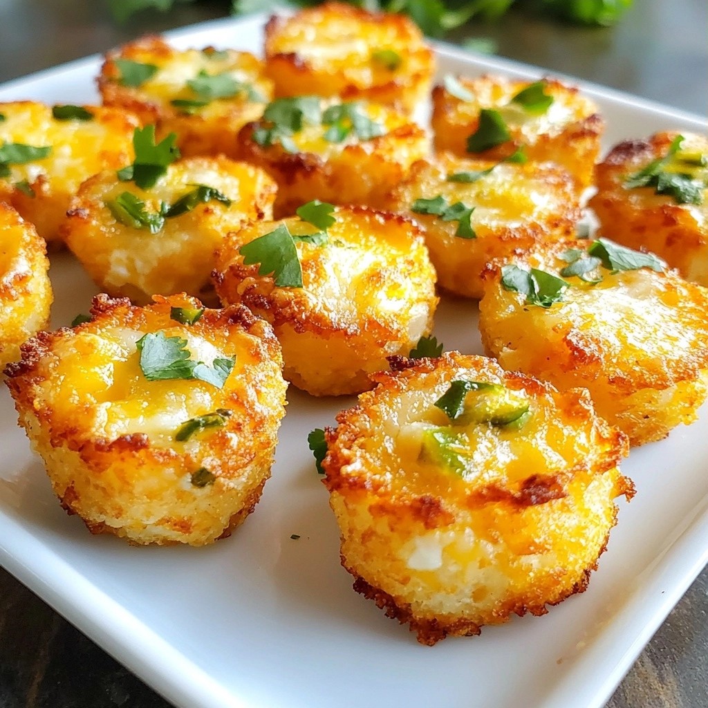 Crunchy Keto Cheddar Jalapeño Bites Rezeptidee