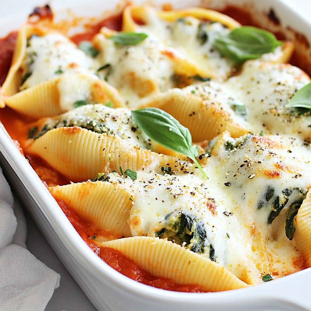 Gefüllte Spinat- & Ricotta-Schalen Einfaches Rezept