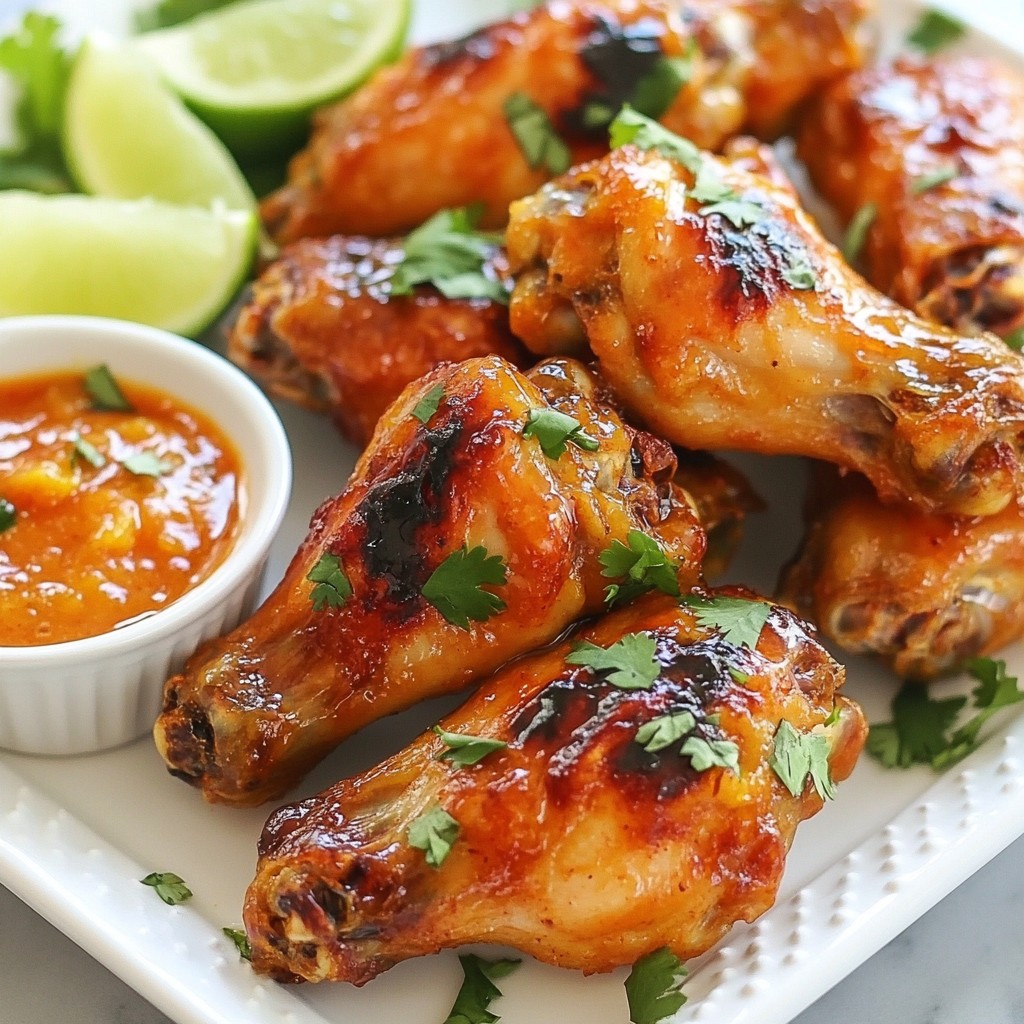 Mango Habanero Chicken Wings Genussvoll zubereiten
