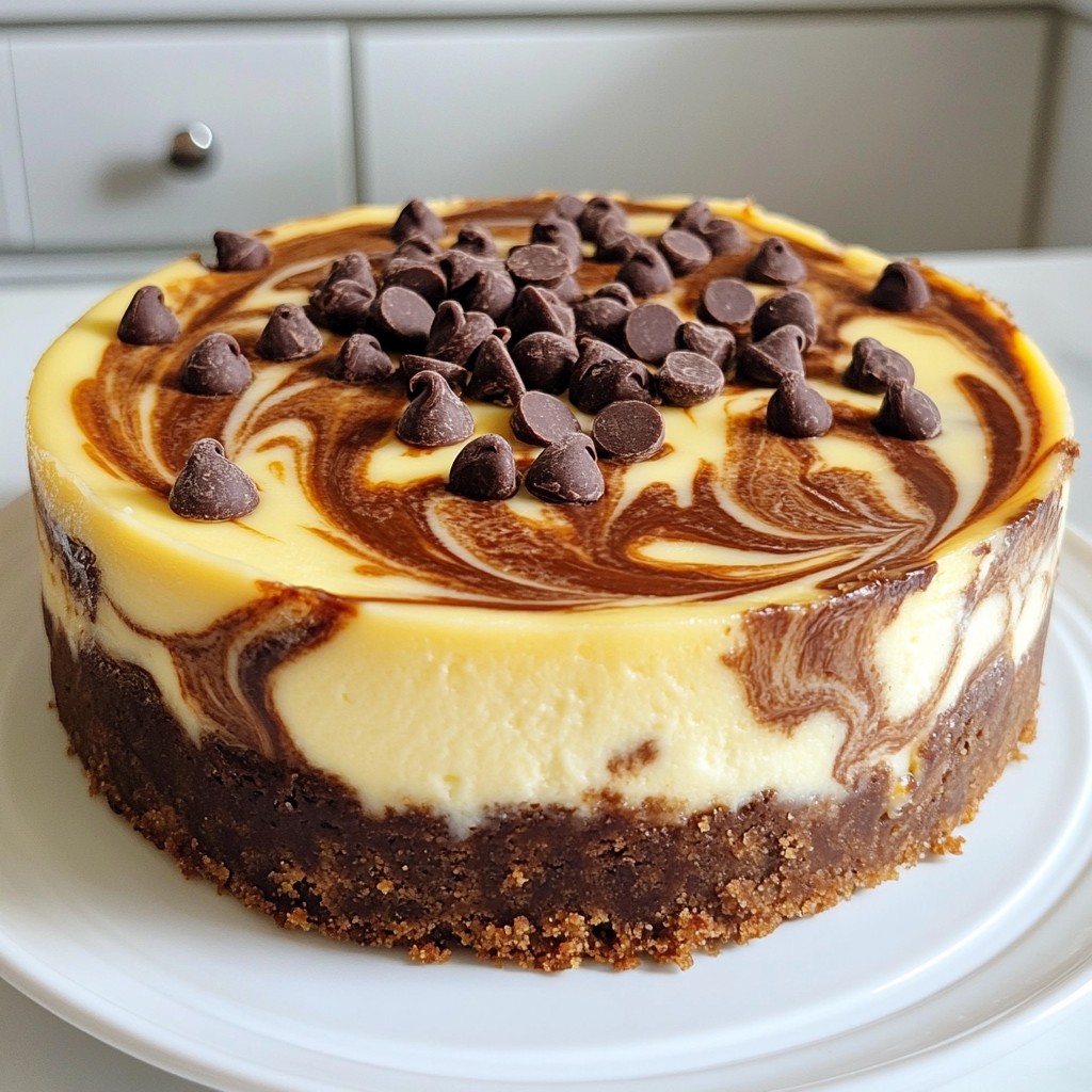 Mocha Swirl Cheesecake Einfaches und leckeres Rezept