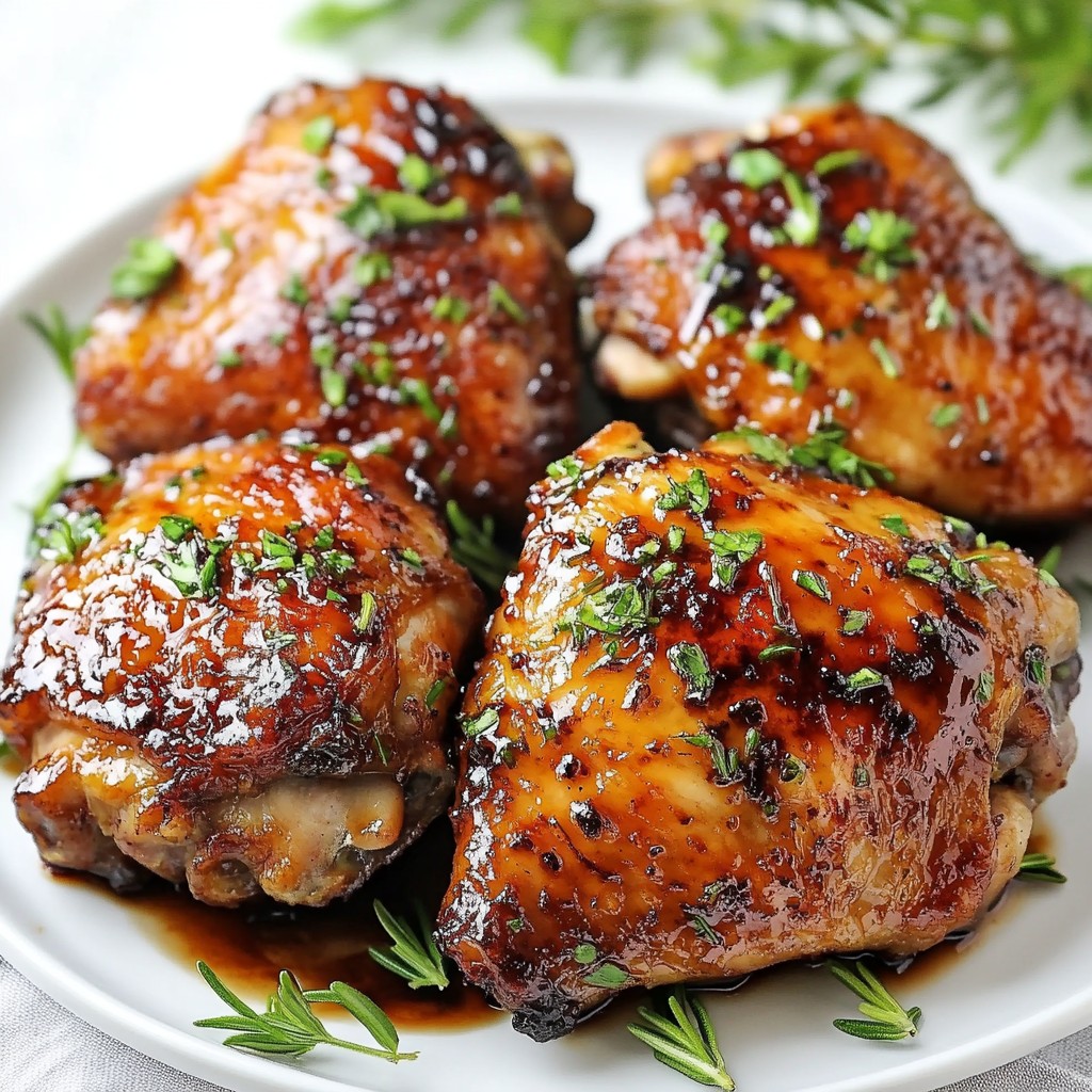 Herb-Infused Keto Balsamic Glazed Chicken Rezept
