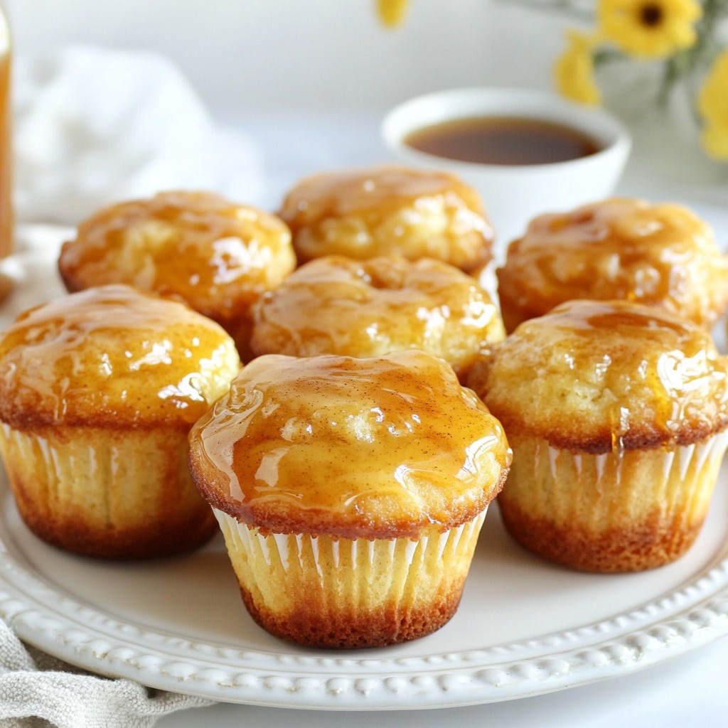 Ahorn-Glasierte Donut-Muffins für Genussmomente