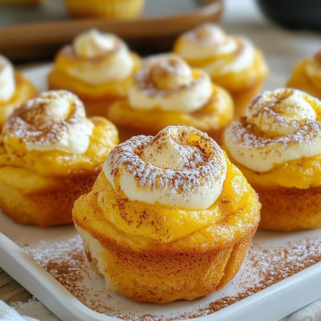 Kürbis Frischkäse Muffins Perfekt und Einfach Backen