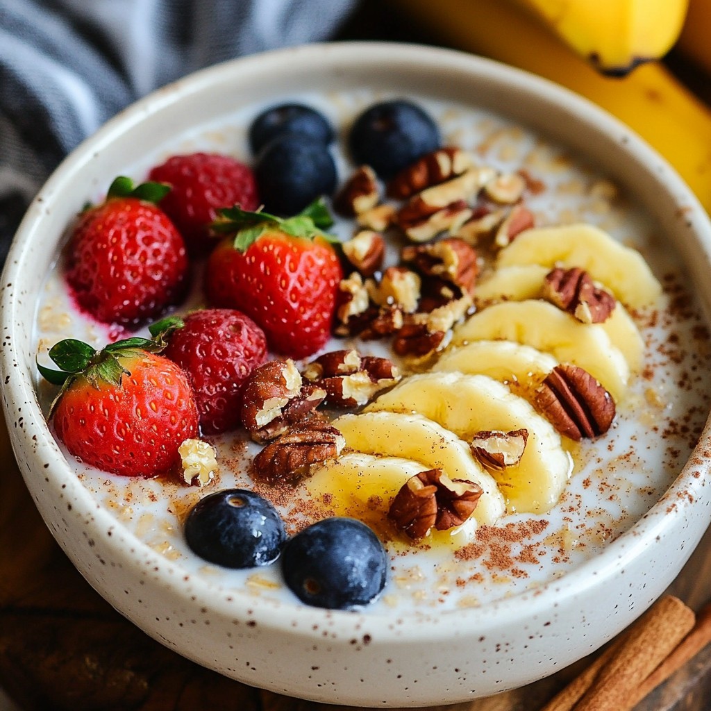 Maple Pecan Overnight Oats Einfach und Lecker