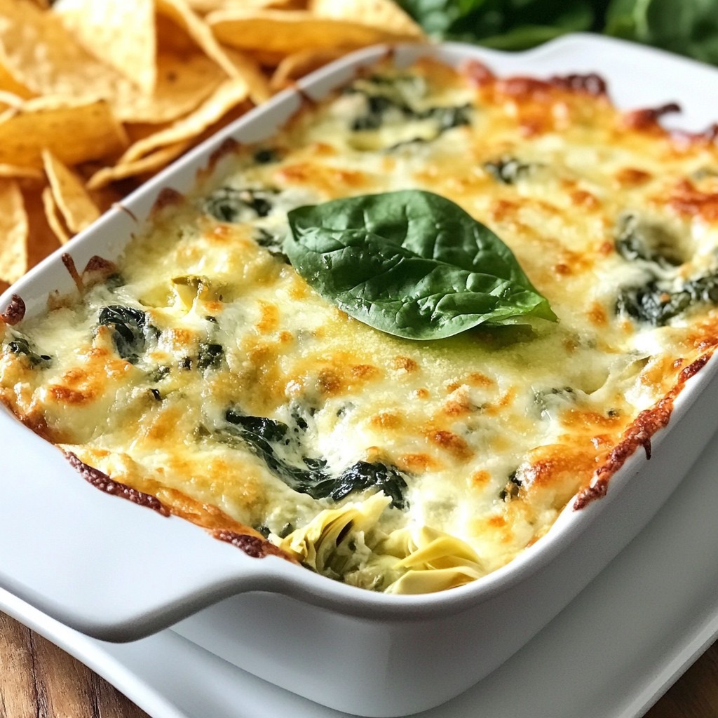 Creamy Spinach Artichoke Dip Einfache und leckere Idee