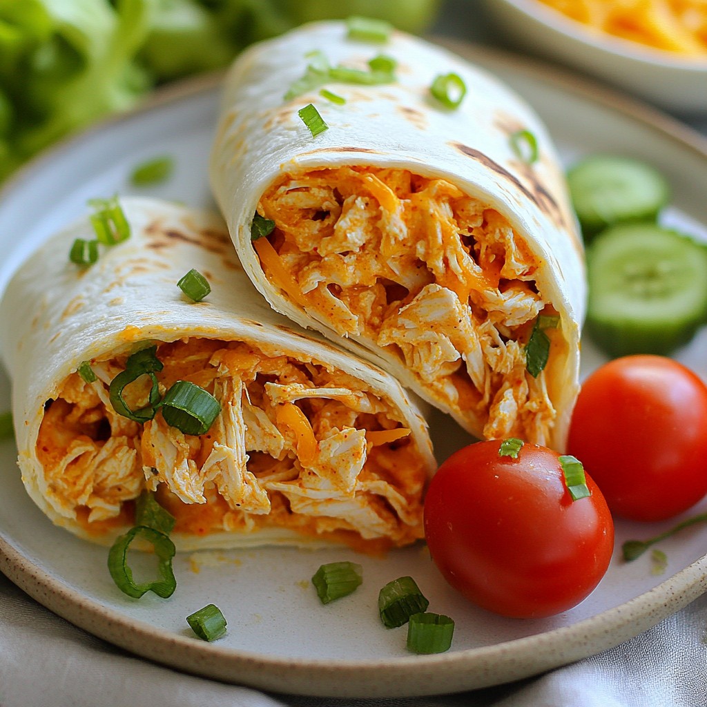 Buffalo Ranch Chicken Wraps gesunde und leckere Wahl