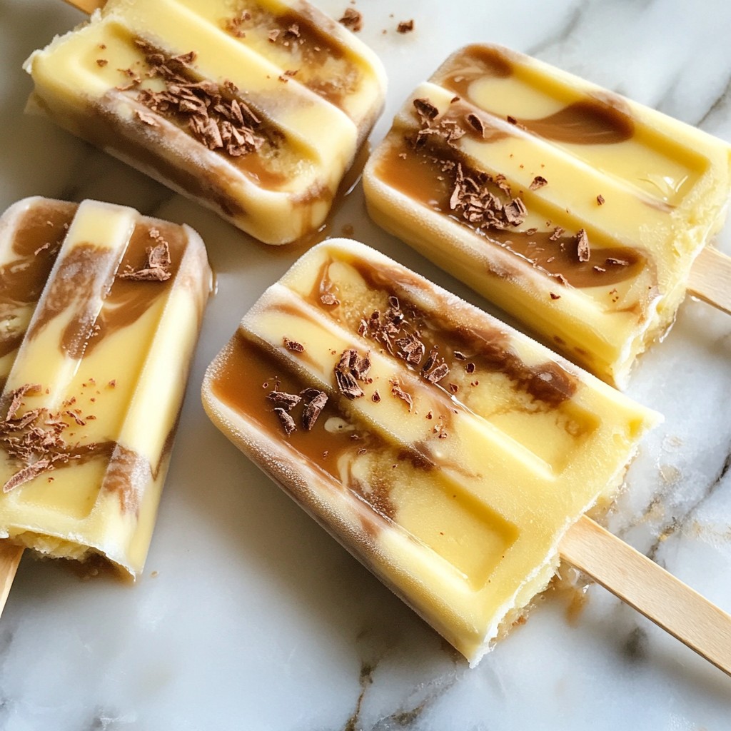 Iced Caramel Macchiato Pops Einfach und Lecker Genießen