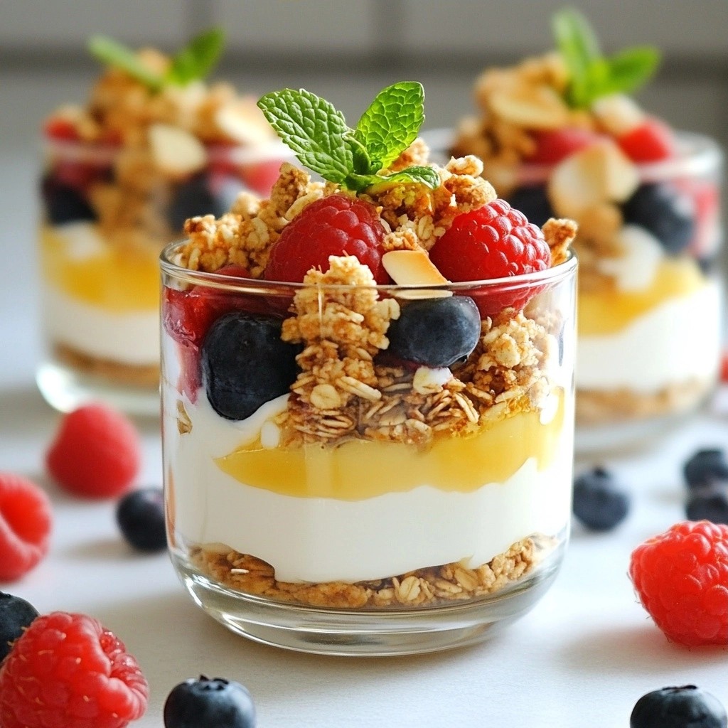 Creamy Sugar-Free Vanilla Berry Parfaits Rezept